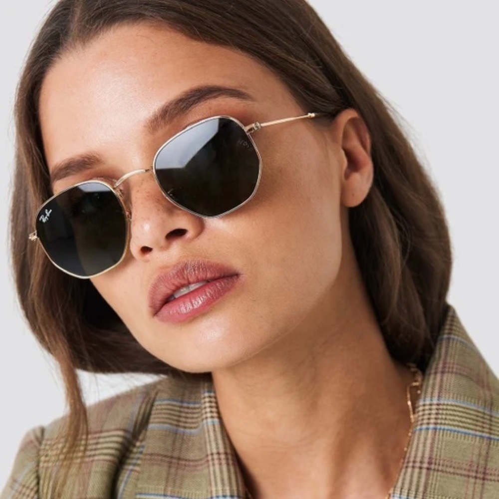 Ray-Ban 51mm Hexagonal Flat Lens Sunglasses